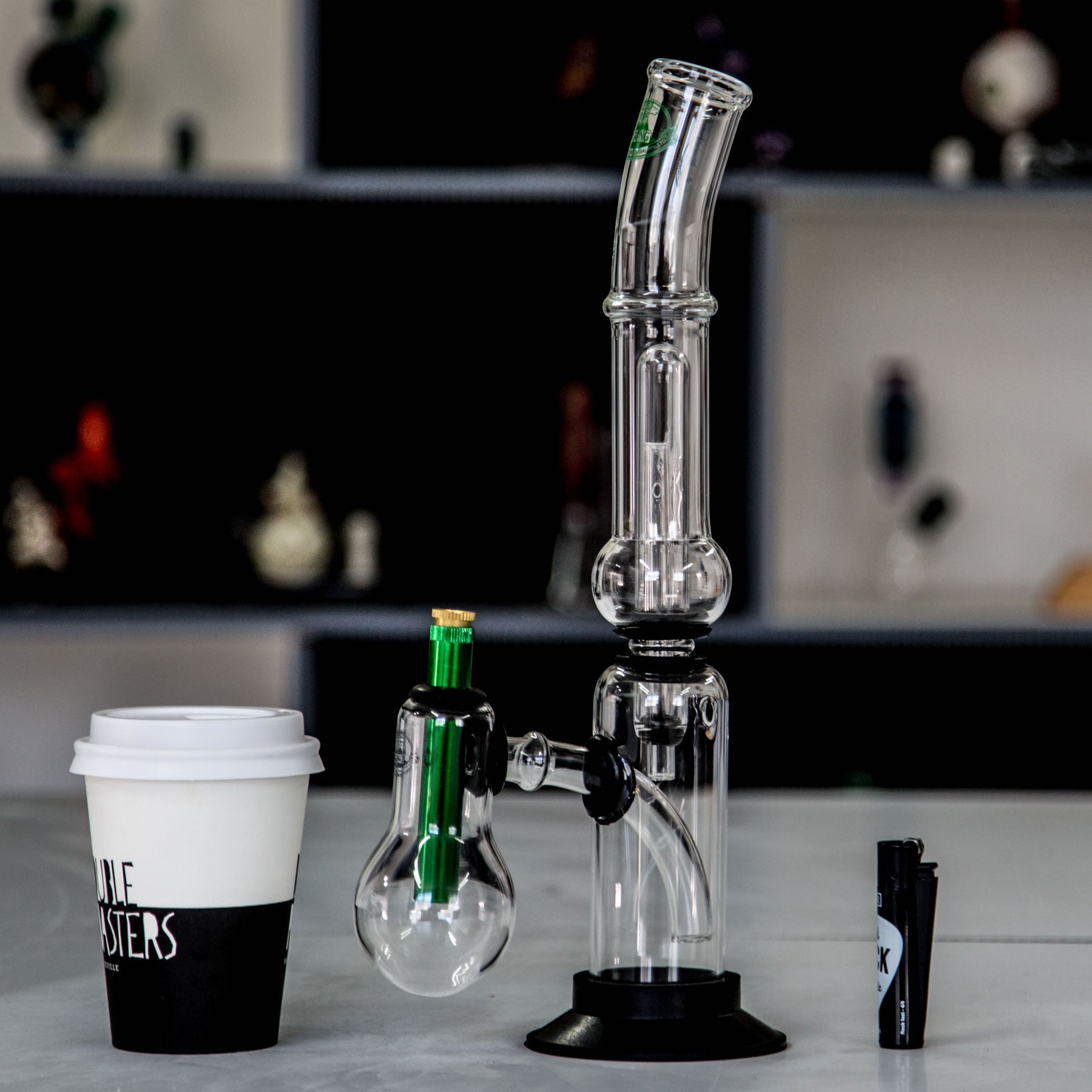 Agung Tar Catcher Glass Bong Large 36cm 1116