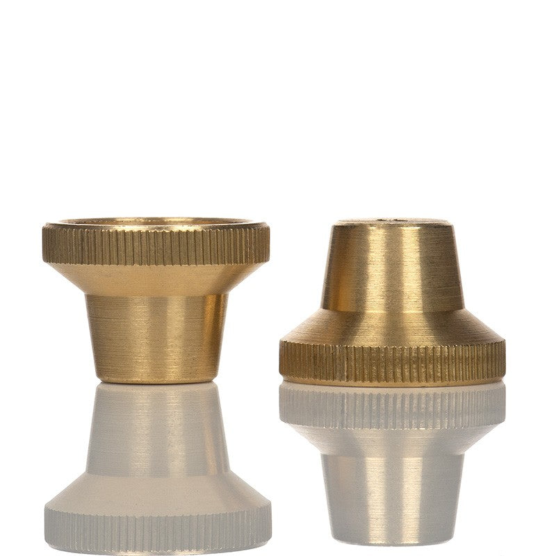 Large brass cone pieces for Agung bongs.