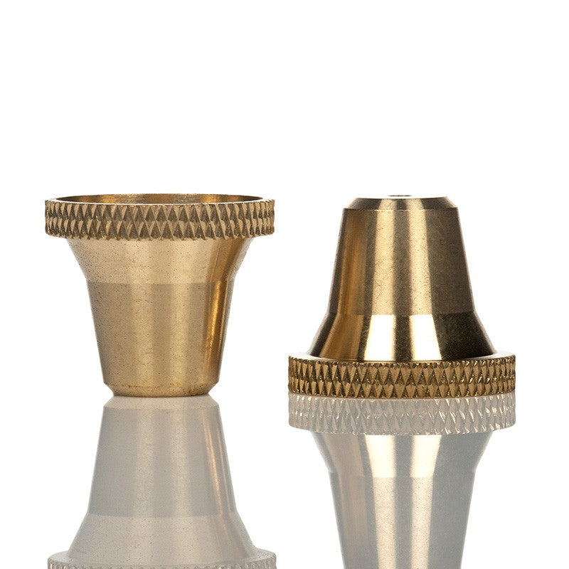 Large brass party cones to fit Aussie style bongs.