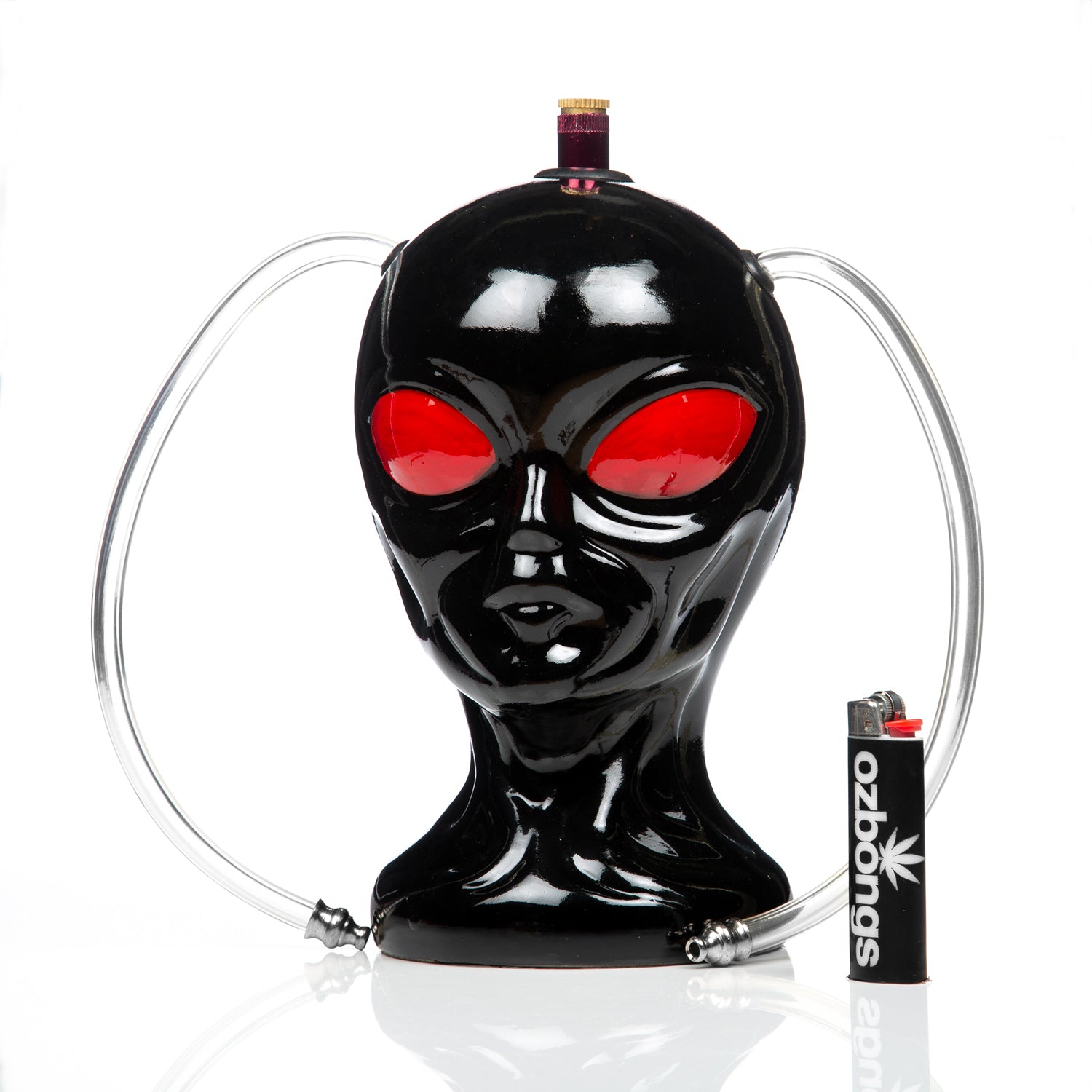 Agung Alien Head 2 Hose Ceramic Hookah White