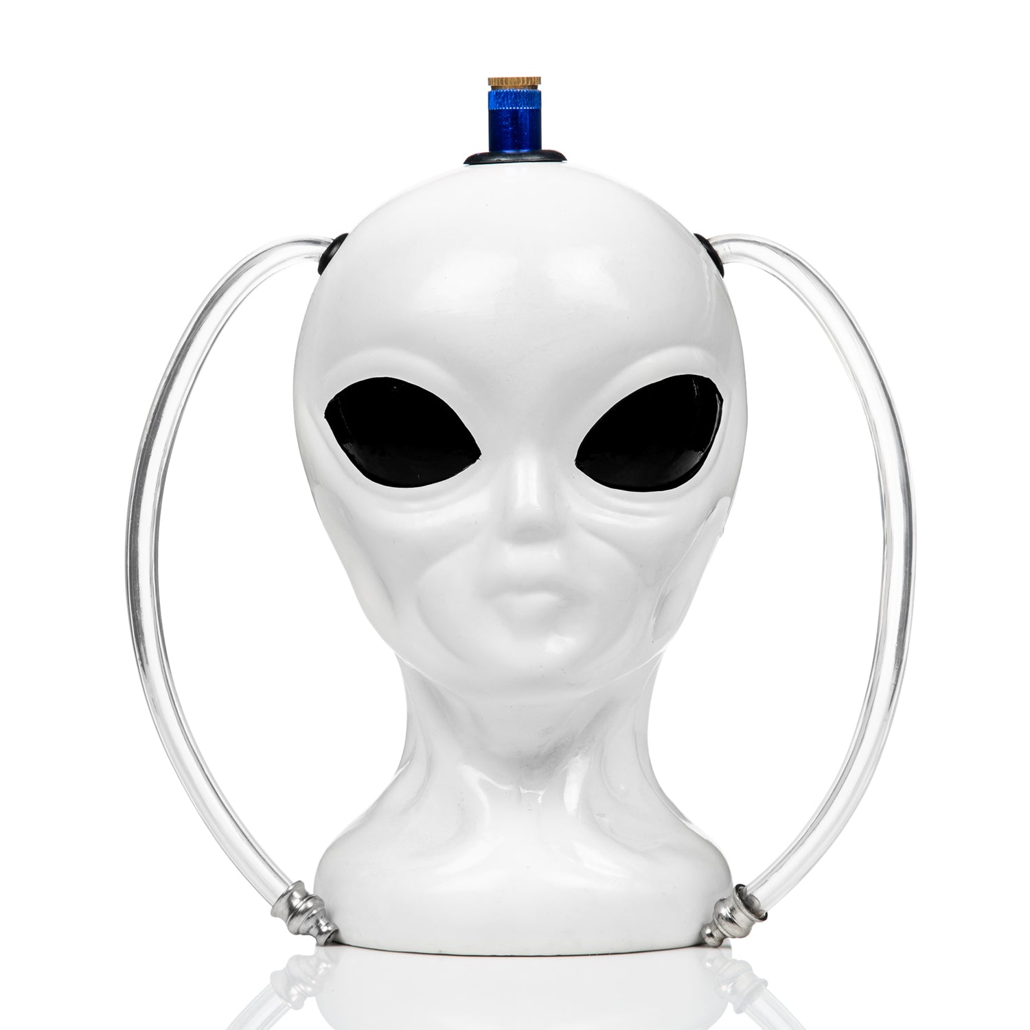 Agung Alien Head 2 Hose Ceramic Hookah White