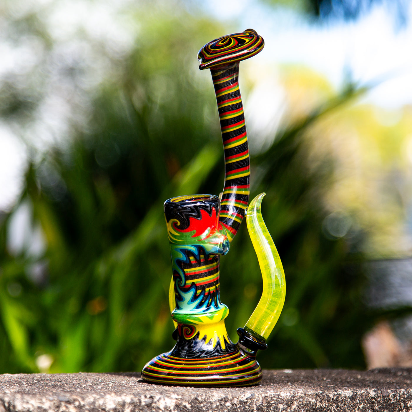 Andy G Double Layer Push Bubbler 25cm