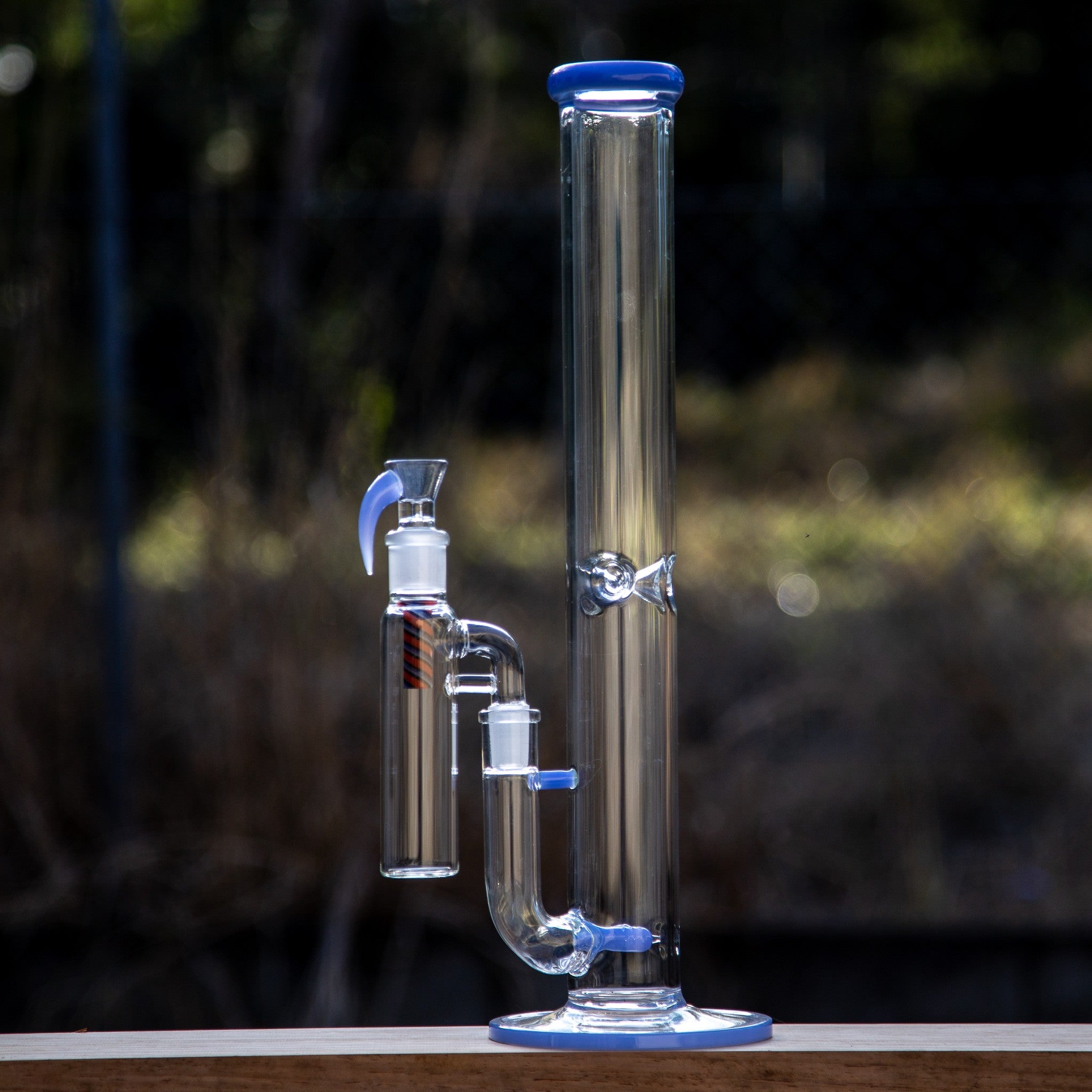 Glass bong with ash catcher and cone piece in NSW Australia.