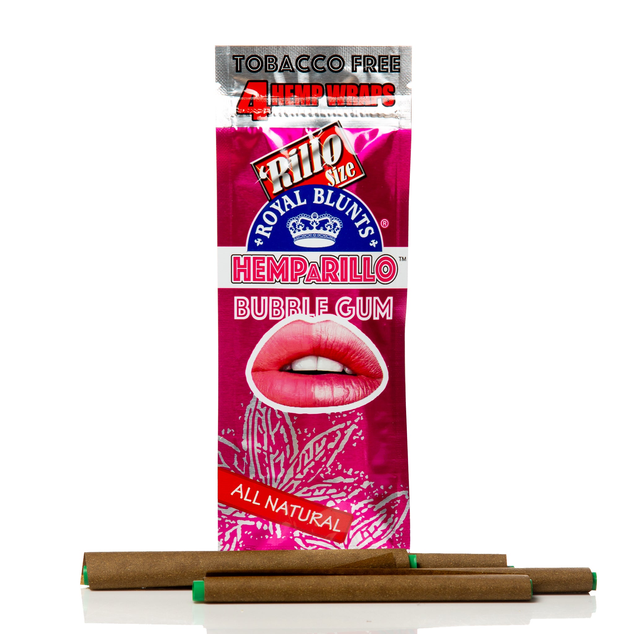 Hemparillo Hemp Wraps 4pk Bubble Gum