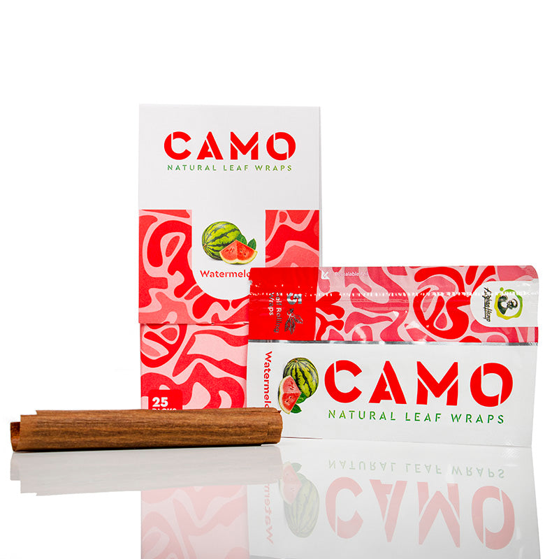 Camo Natural Leaf Blunt Wraps 5pk