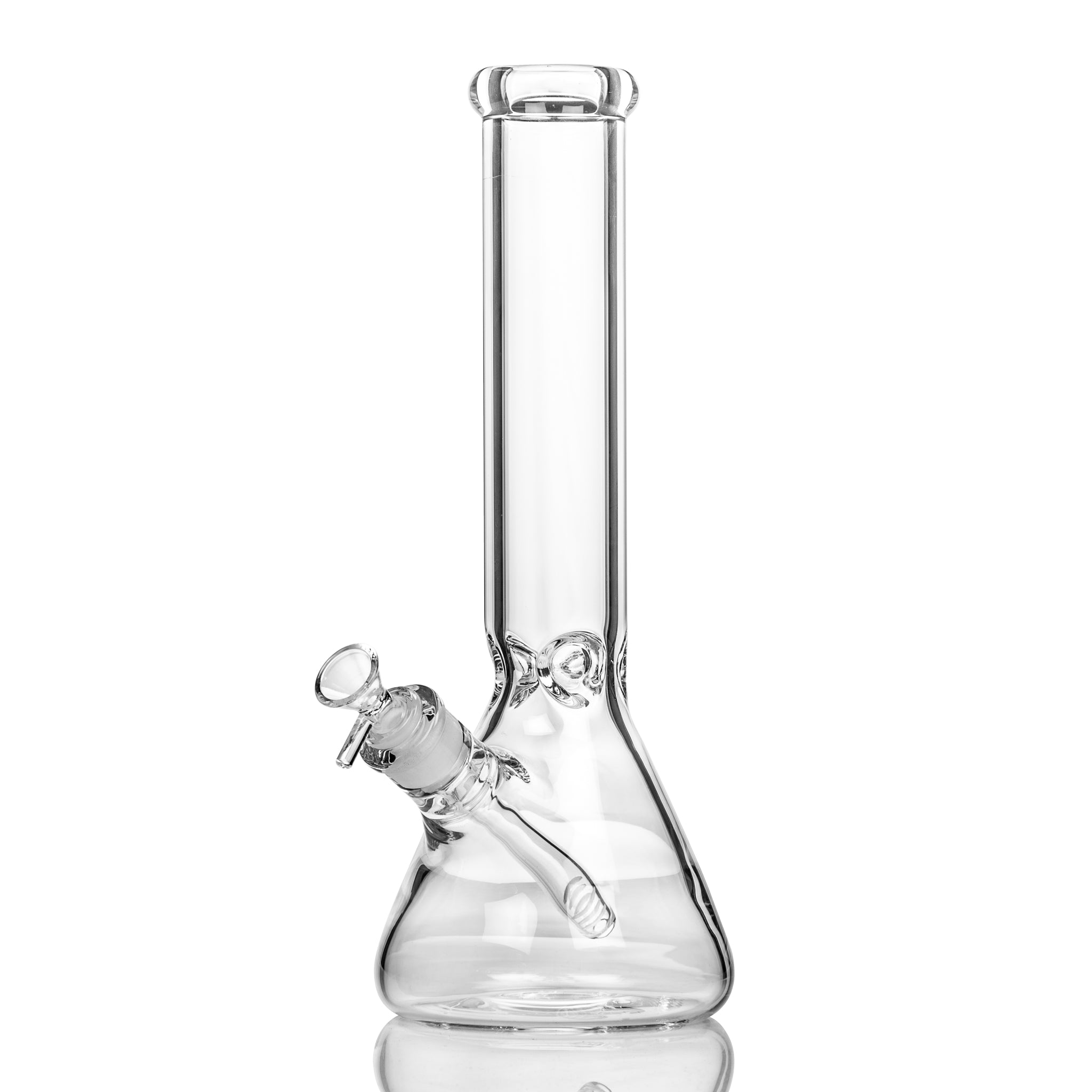Strong 34cm clear glass beaker bong from easy bong Australia.