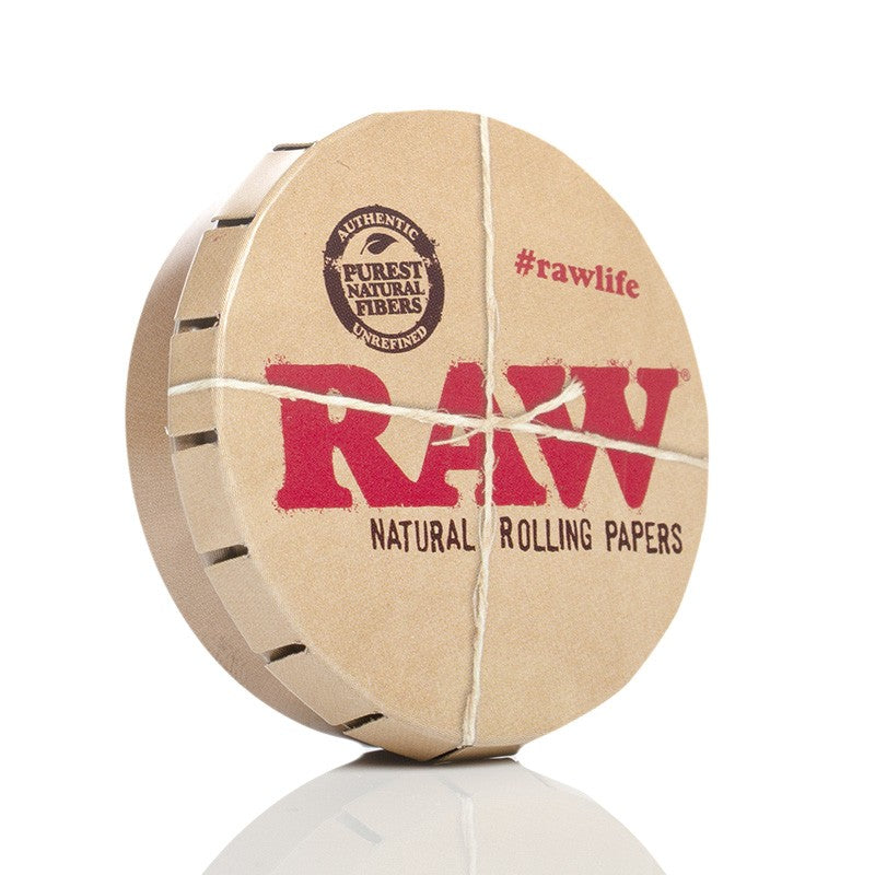 RAW brand metal click storage tin for herbs or cannabis.