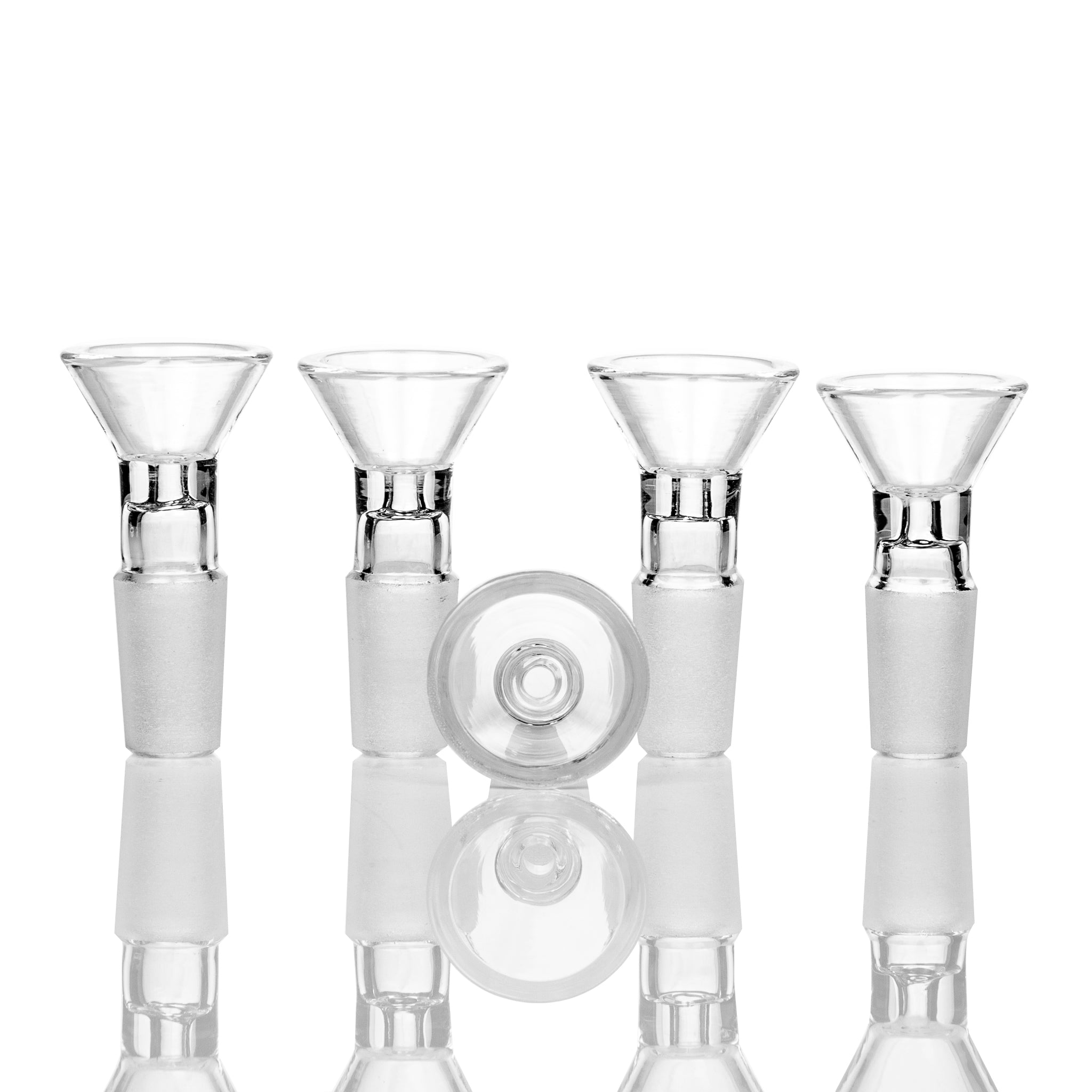 5 Pack Easy 14mm Clear Glass Cones