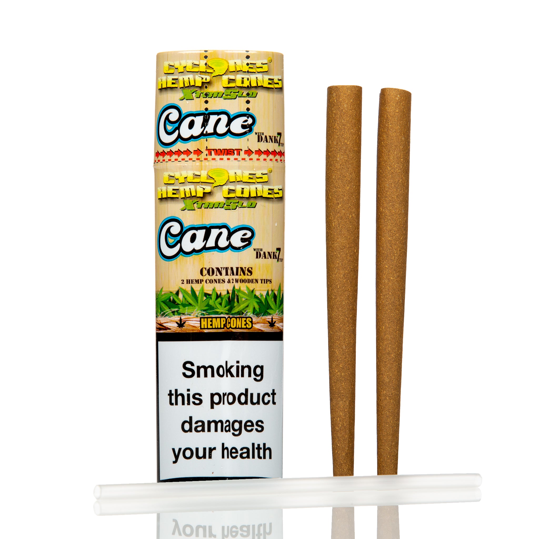 Cyclones pre rolled hemp cones in sugar cane flavour