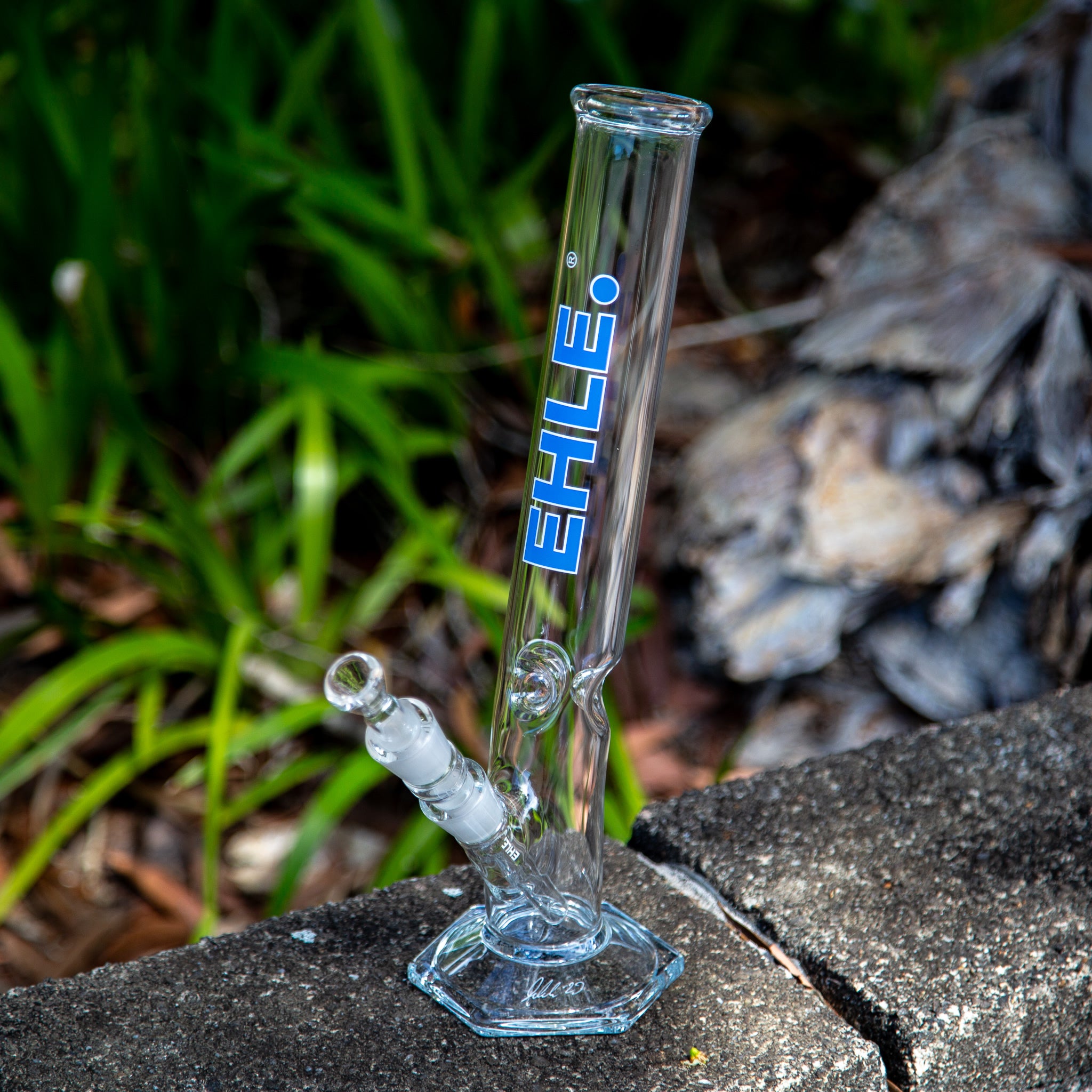 EHLE. 250ml Bent Ice Bong 14mm 30cm