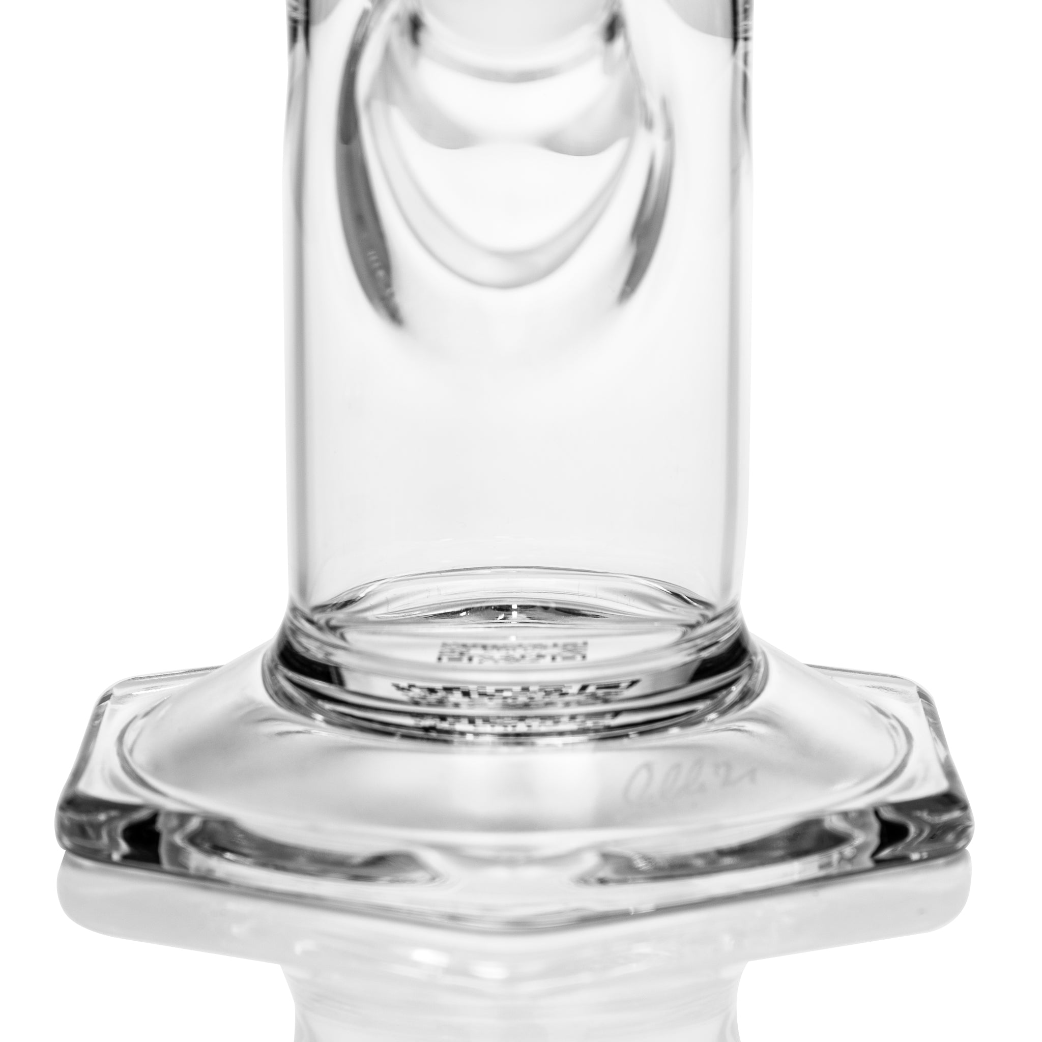 EHLE. 500ml Bent Ice Glass Bong 36cm Red