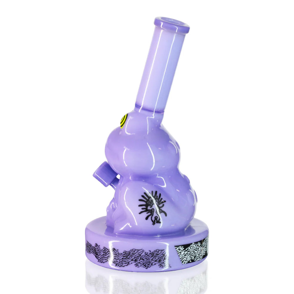 Gatorbeug Frog Glass Bong 25cm Purple