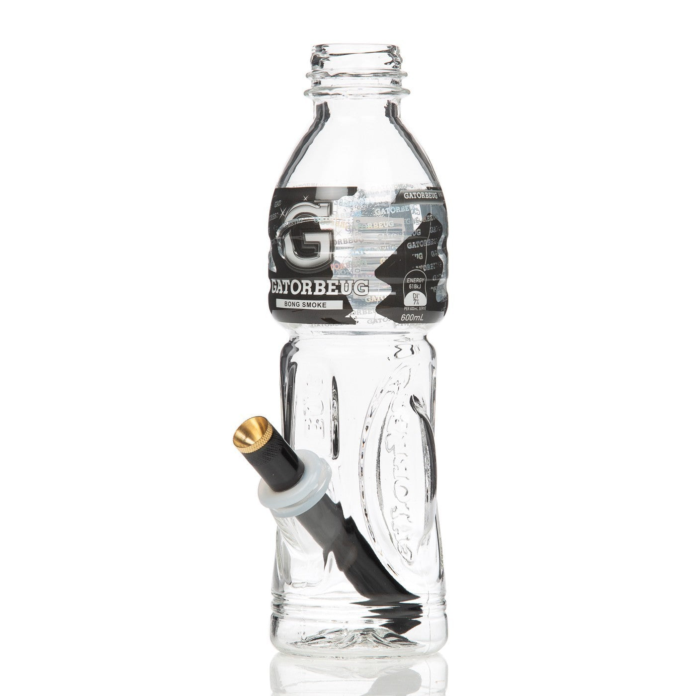 Gatorbeug Gator Bong G2 With Metal Stem Clear