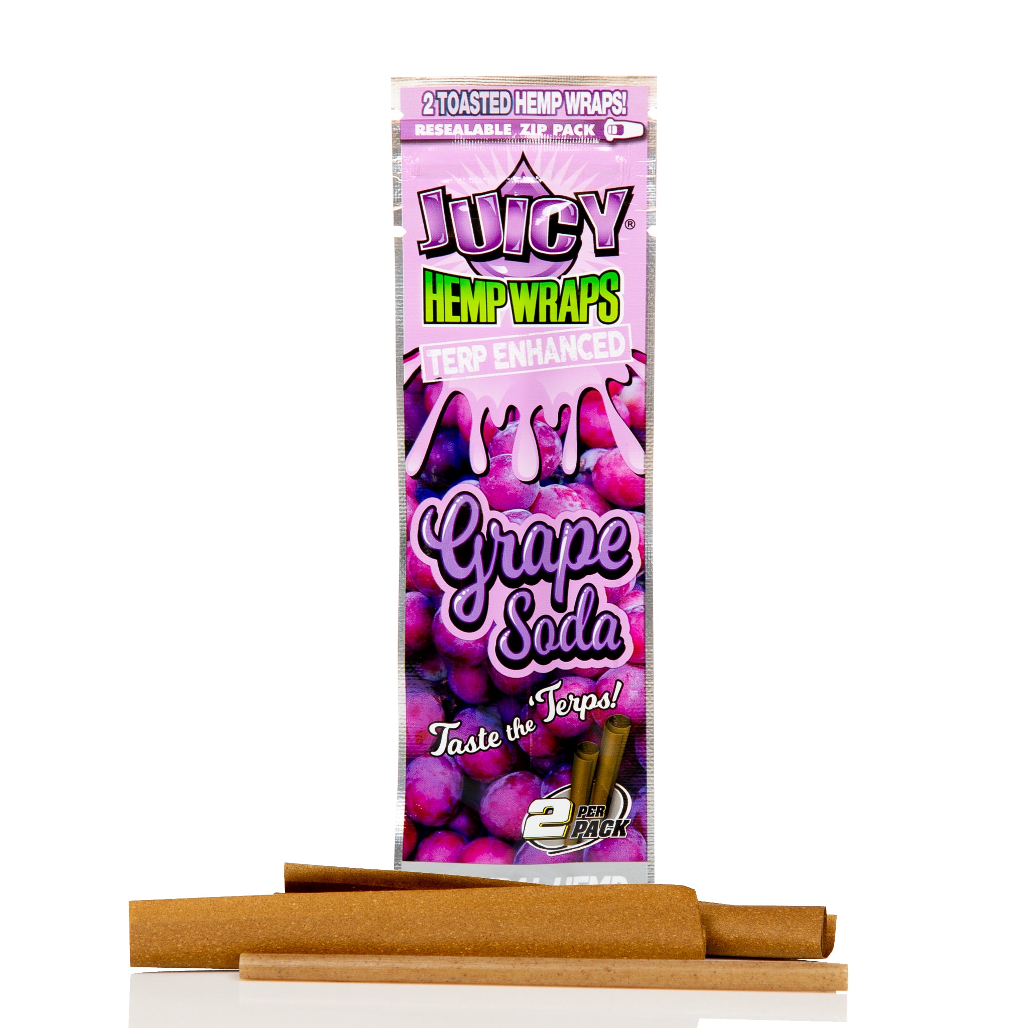 Juicy jays grape soda terpene hemp blunt wraps