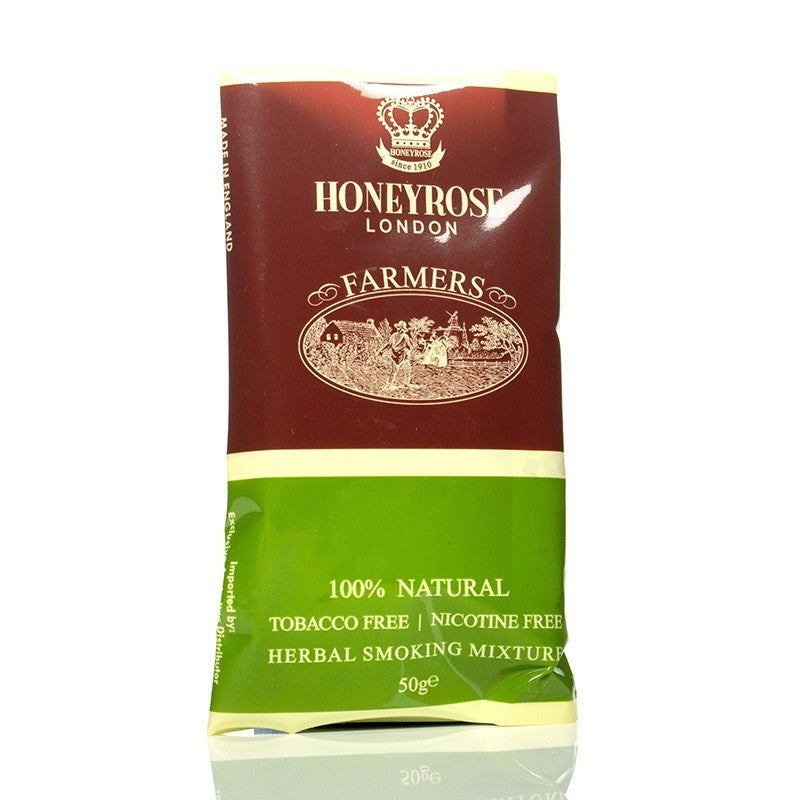 Honeyrose tobacco substitute herbal smoking mixture.