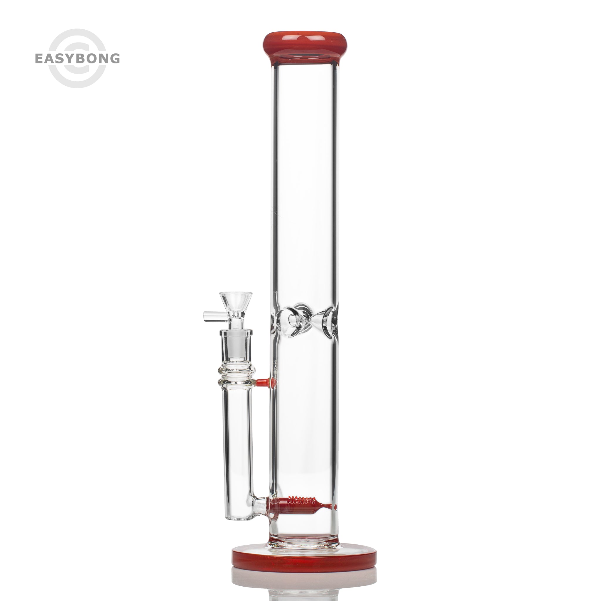 Straight glass bongs with inline perc for a smoother smoking experience.