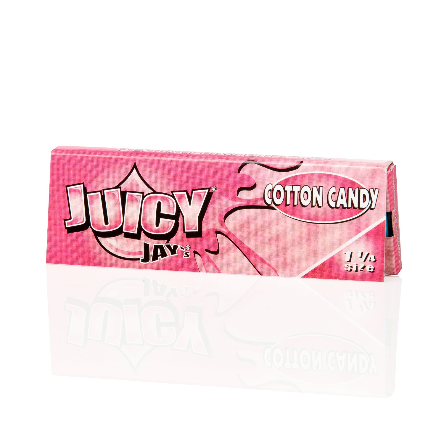 Cotton Candy flavoured rolling papers in 1&1/4 size from Juicy Jays