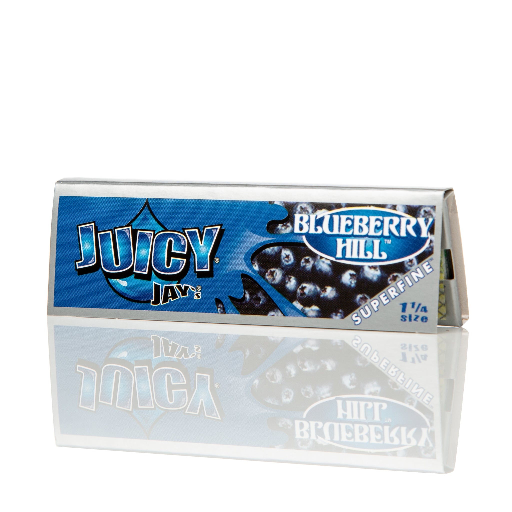 Juicy Jay's Blueberry flavoured superfine rolling papers.