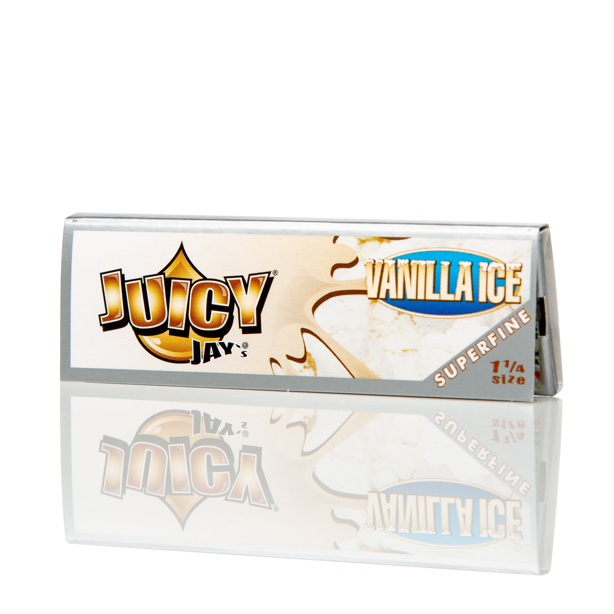 Juicy Jay's superfine rolling papers n vanilla ice flavour.