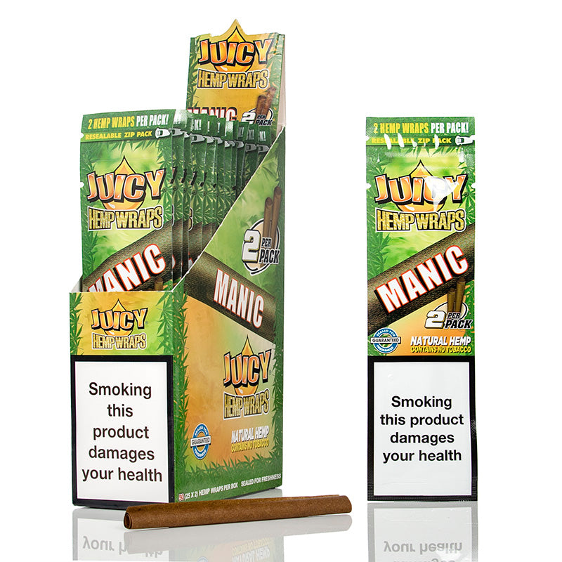 Hemp wraps and blunt wraps from juicy jays.
