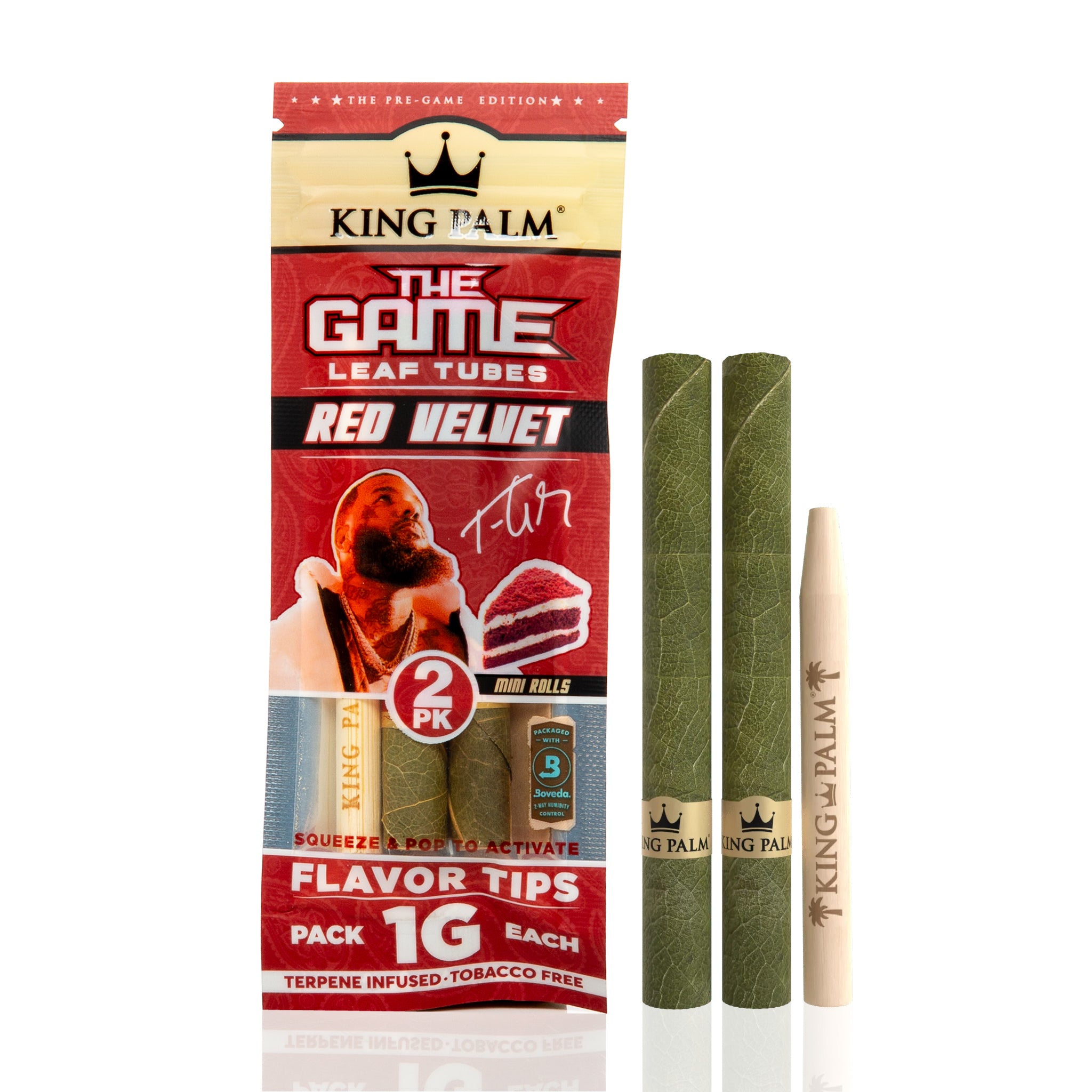 King Palm Real Leaf Rolls 1g 2pk The Game