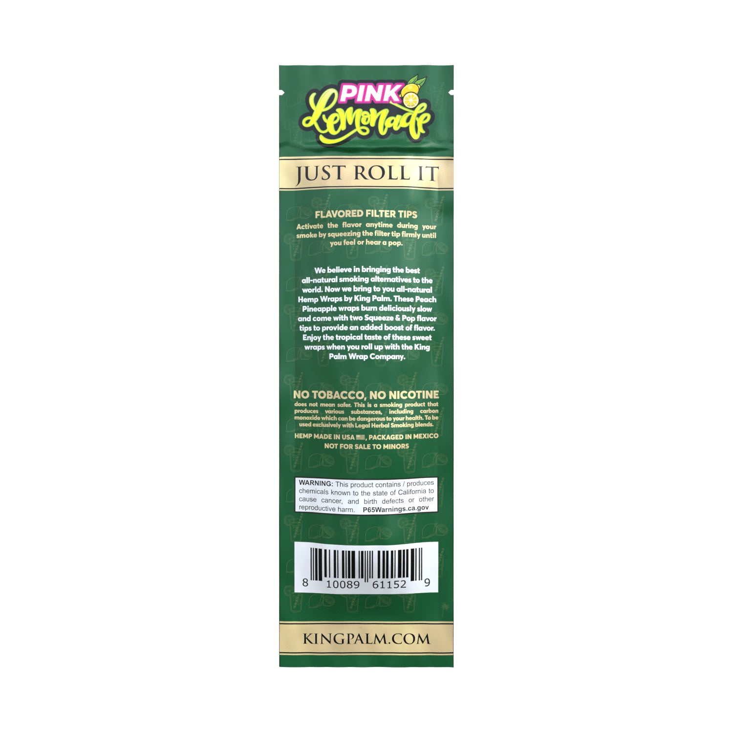 King Palm Hemp Wraps 2pk