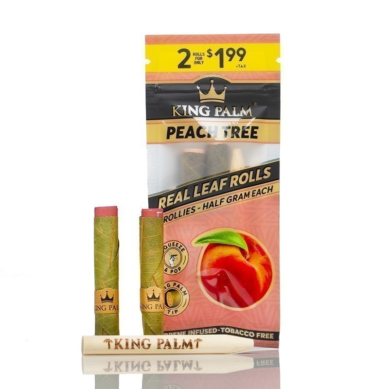 King Palm Real Leaf Rolls 0.5g 2pk