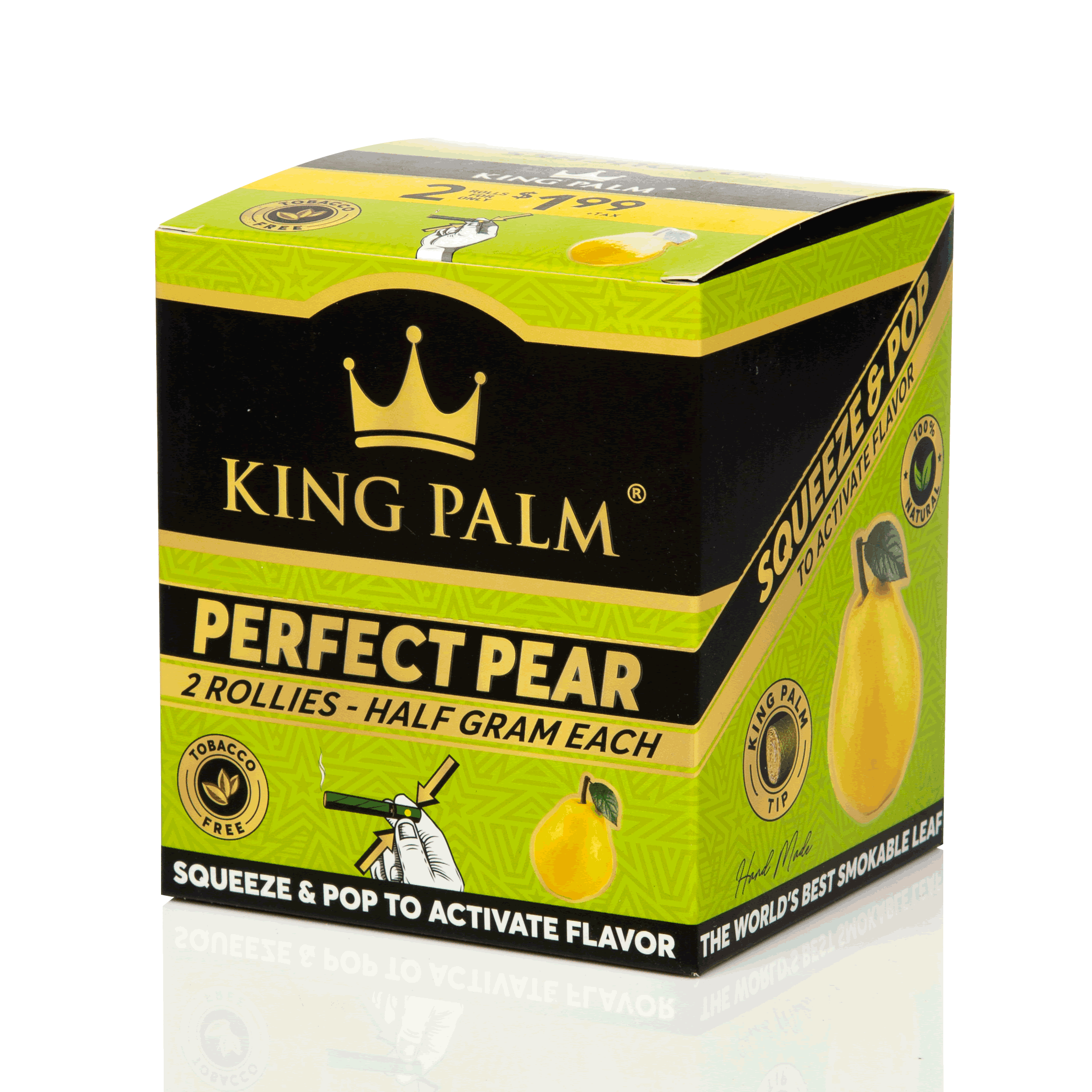 King Palm Real Leaf Rolls 0.5g 2pk