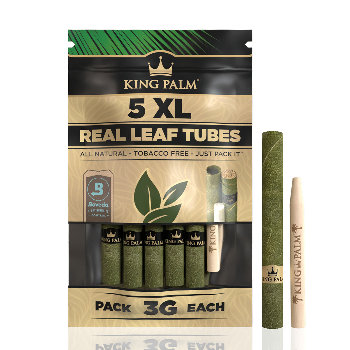 King Palm Real Leaf Rolls XL 5pk