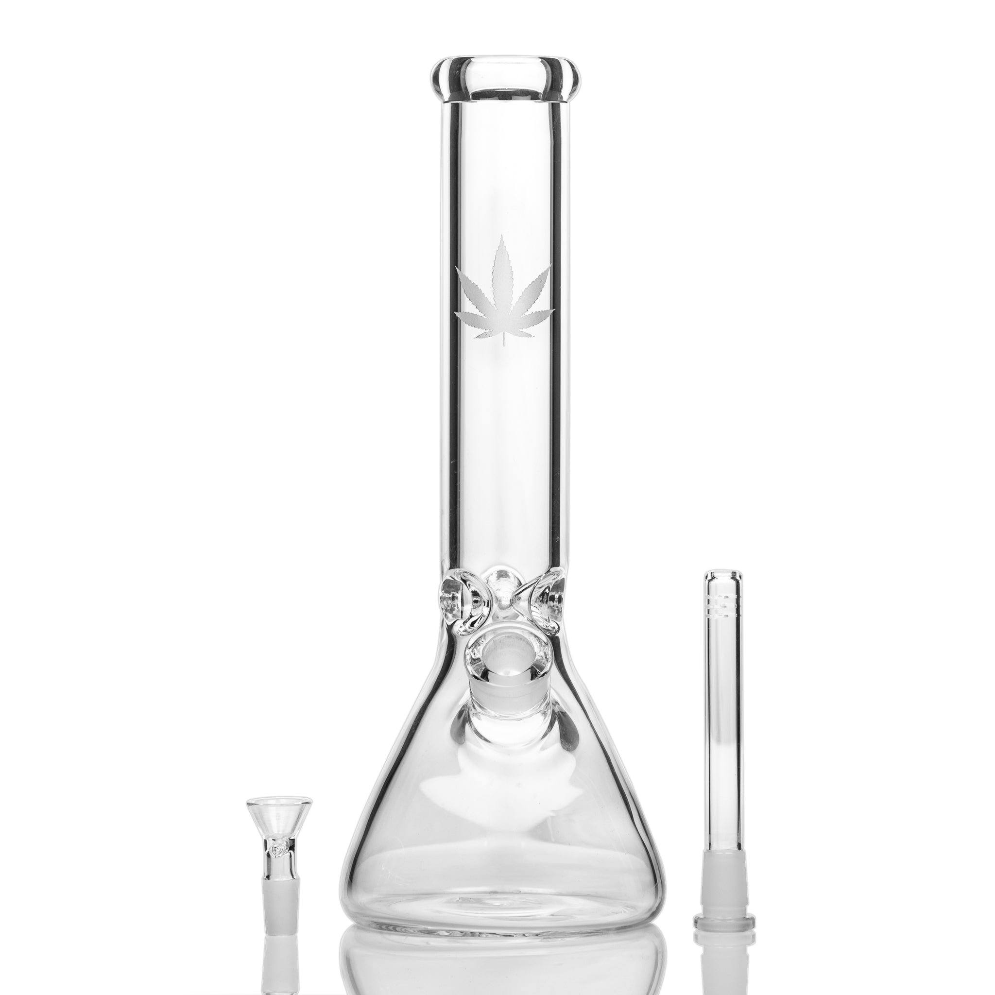 Very thick cheap glass beaker bong with free shipping for Australian customers.