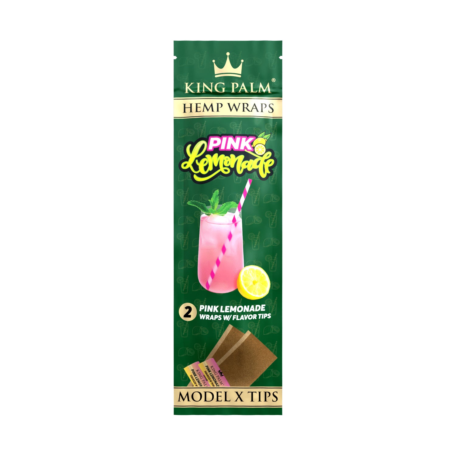 King Palm hemp wraps pink lemonde