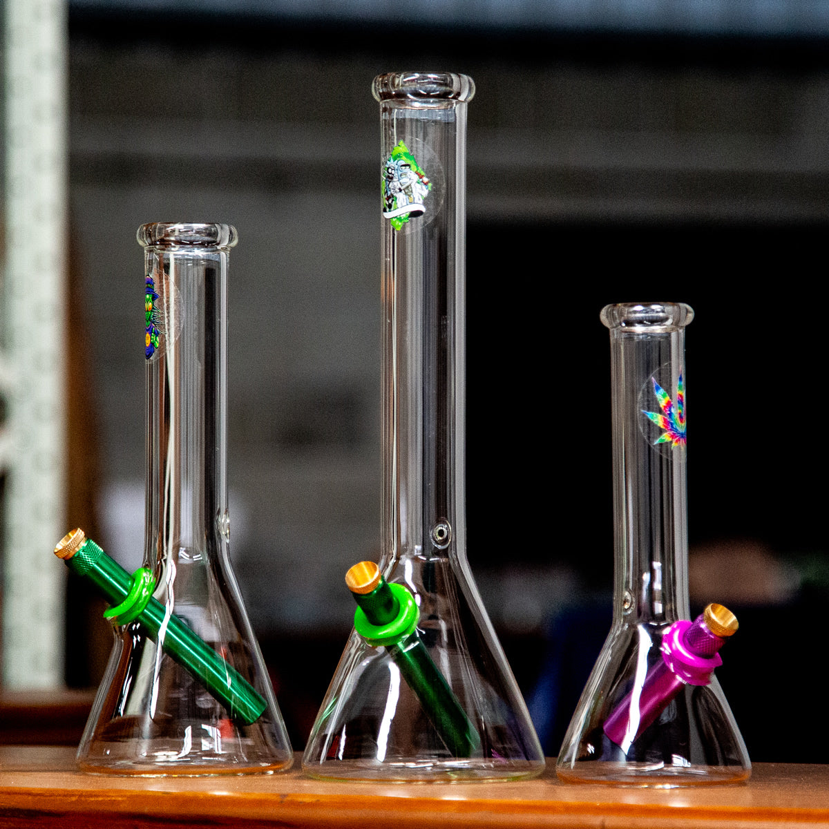 MWP Cheap Glass Beaker Bong Small 20cm