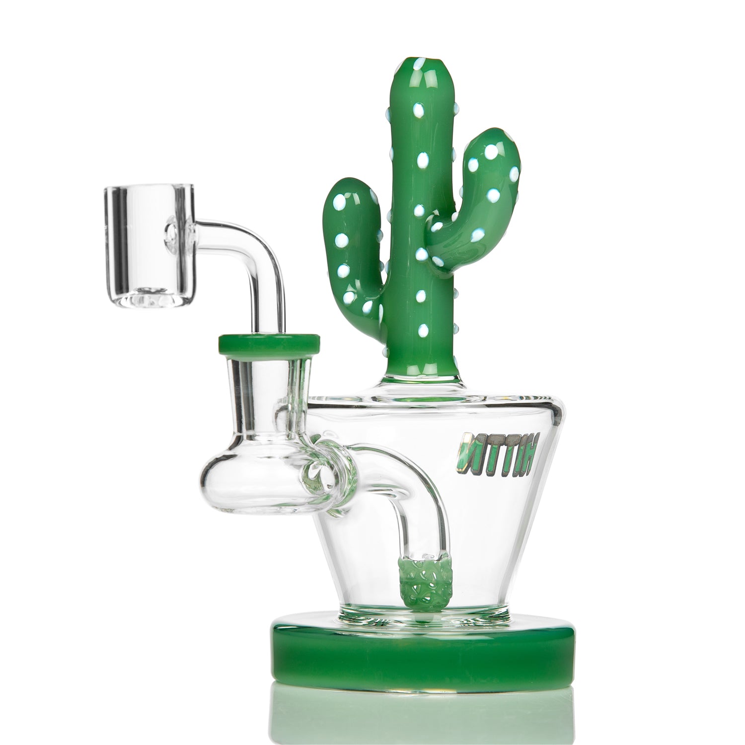 HITTN Glass Cactus Banger Hanger Dab Rig 15cm