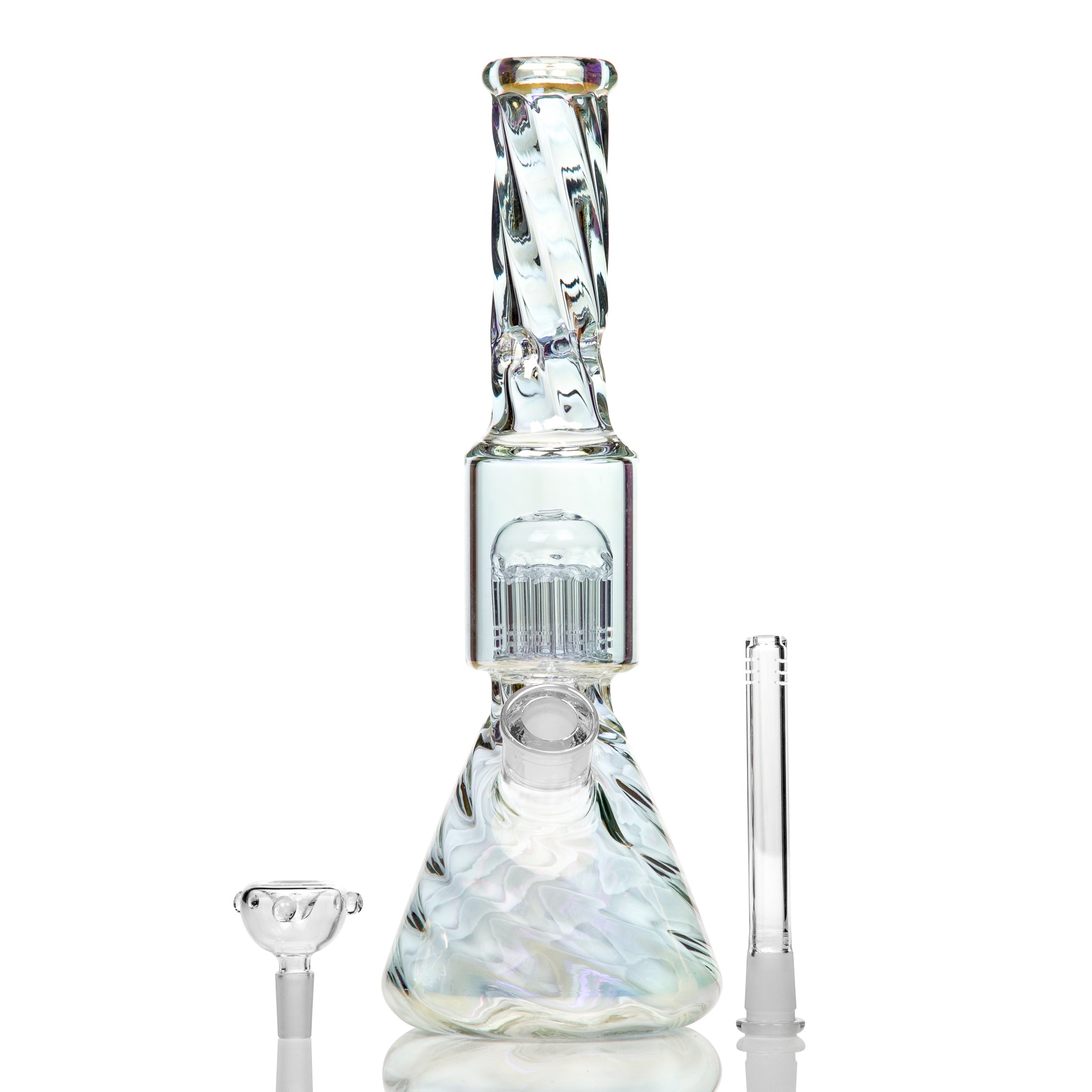 Chromatic Twist Tree Perc Beaker