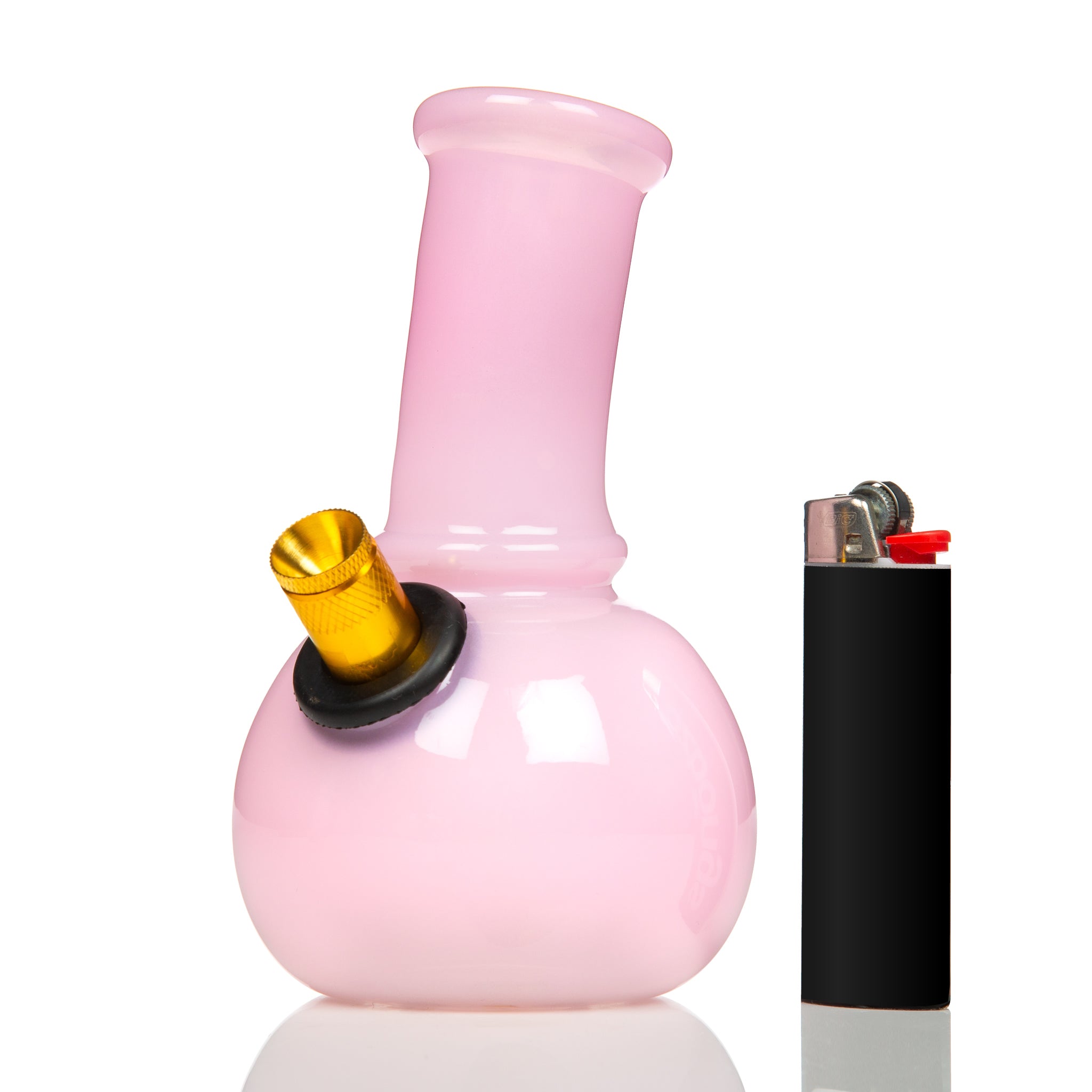 Pink Baby Bubble Glass Bong 15cm