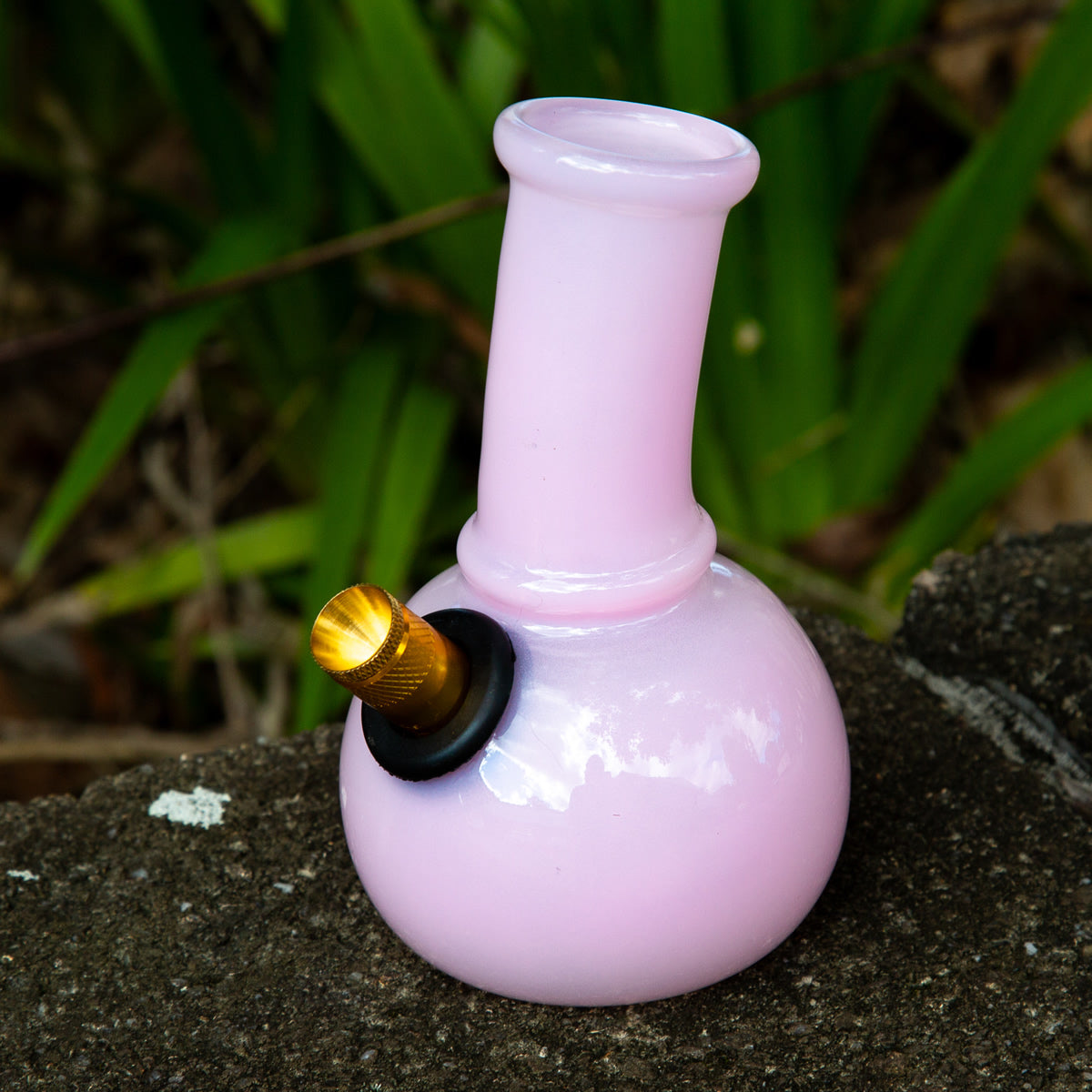 Pink Baby Bubble Glass Bong 15cm
