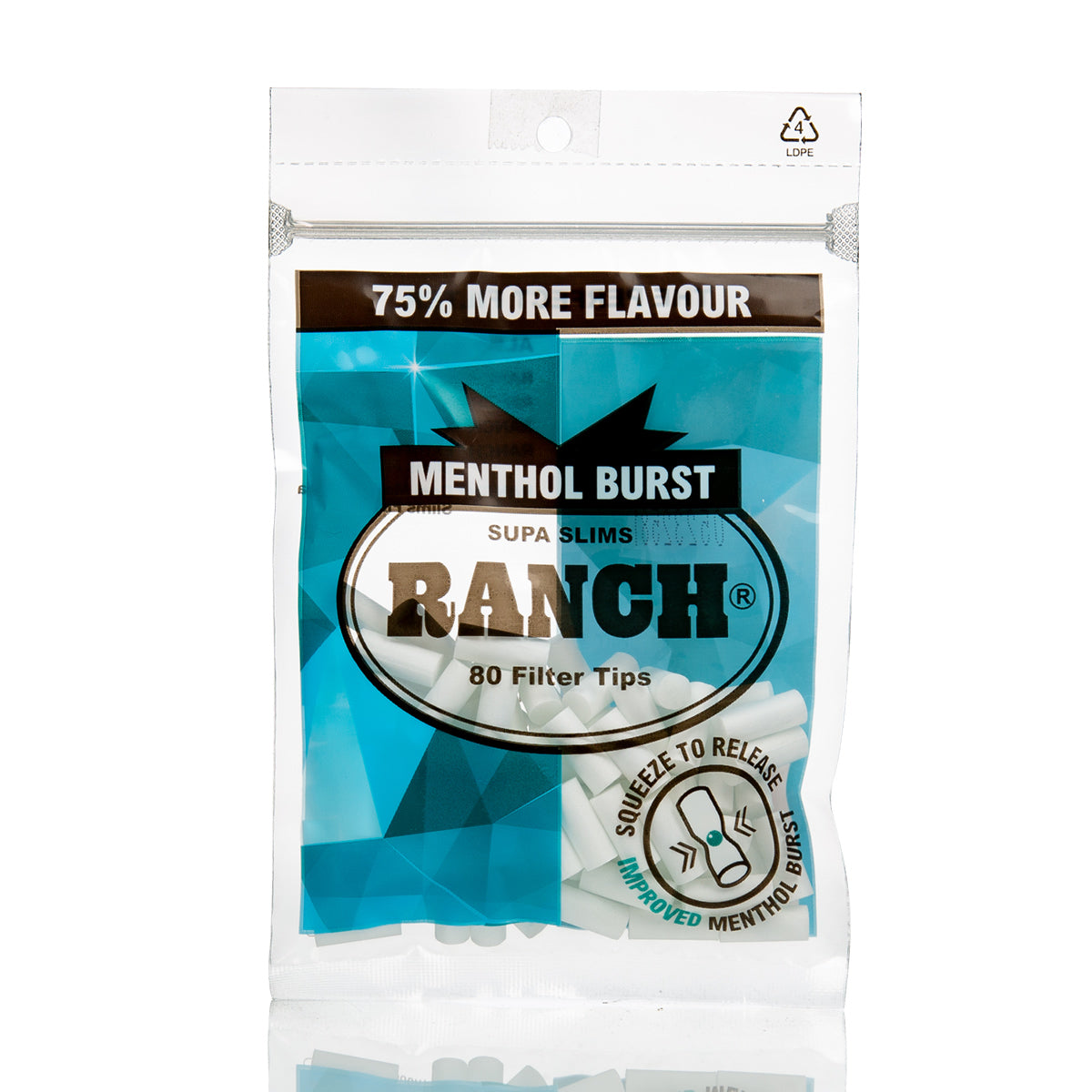 Ranch menthol burst cotton cigarette filter tips