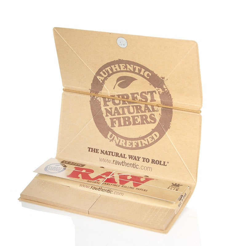 RAW king size rolling papers with filter tips