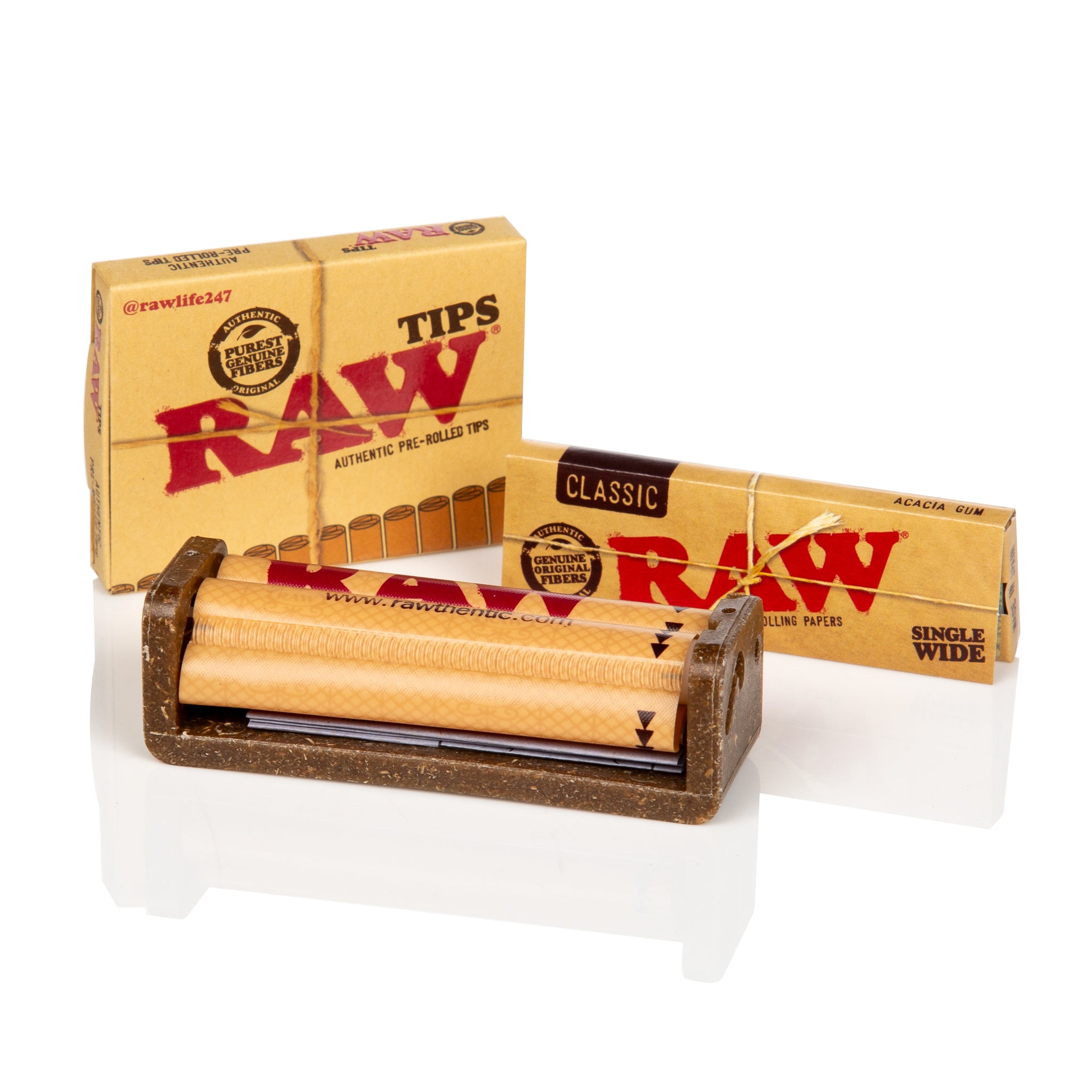 Raw Regular Size Rolling Starter Kit