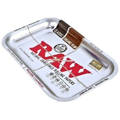 RAW Rolling trays for pipe and bong smokers.