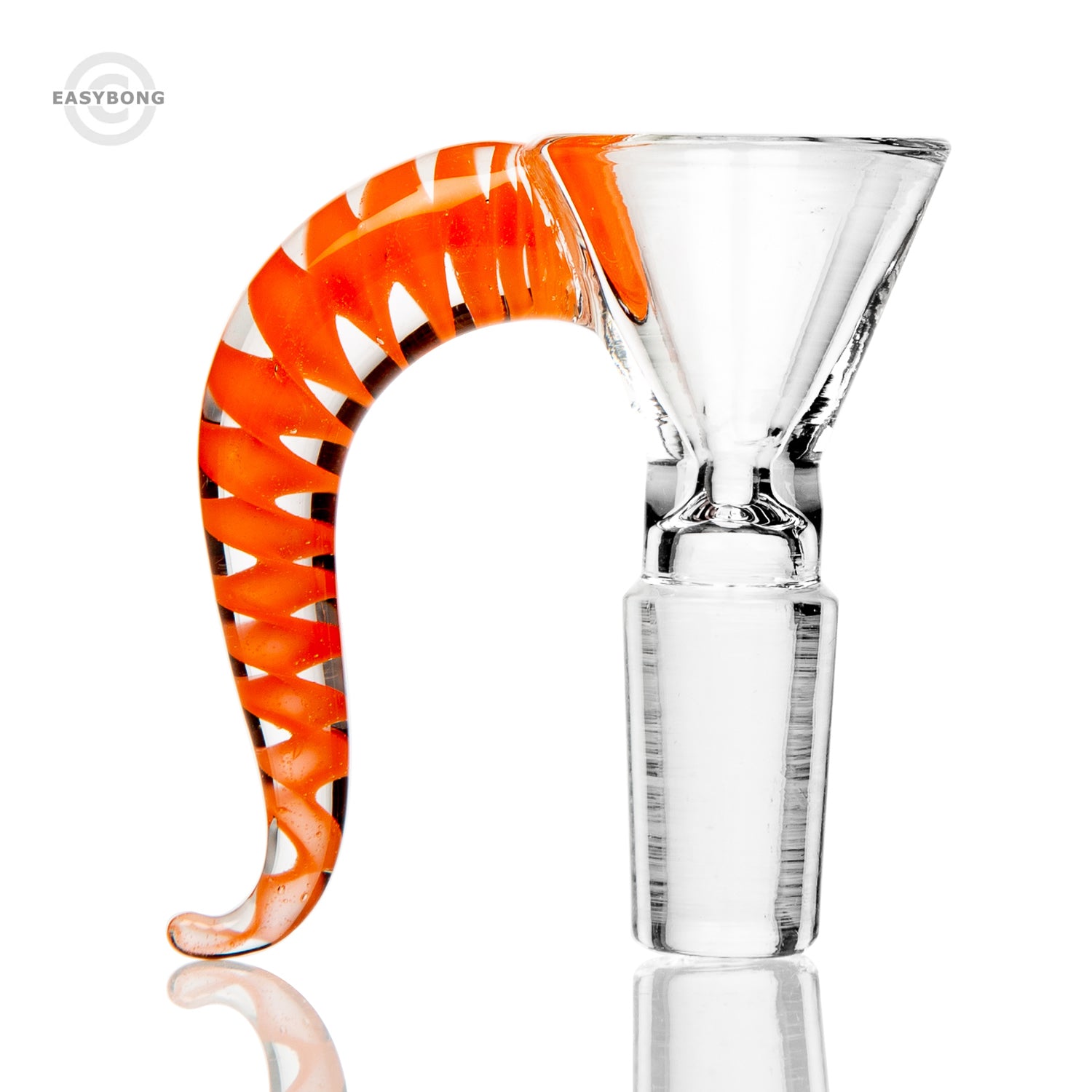 Easy 14mm Horned Glass Cone Orange