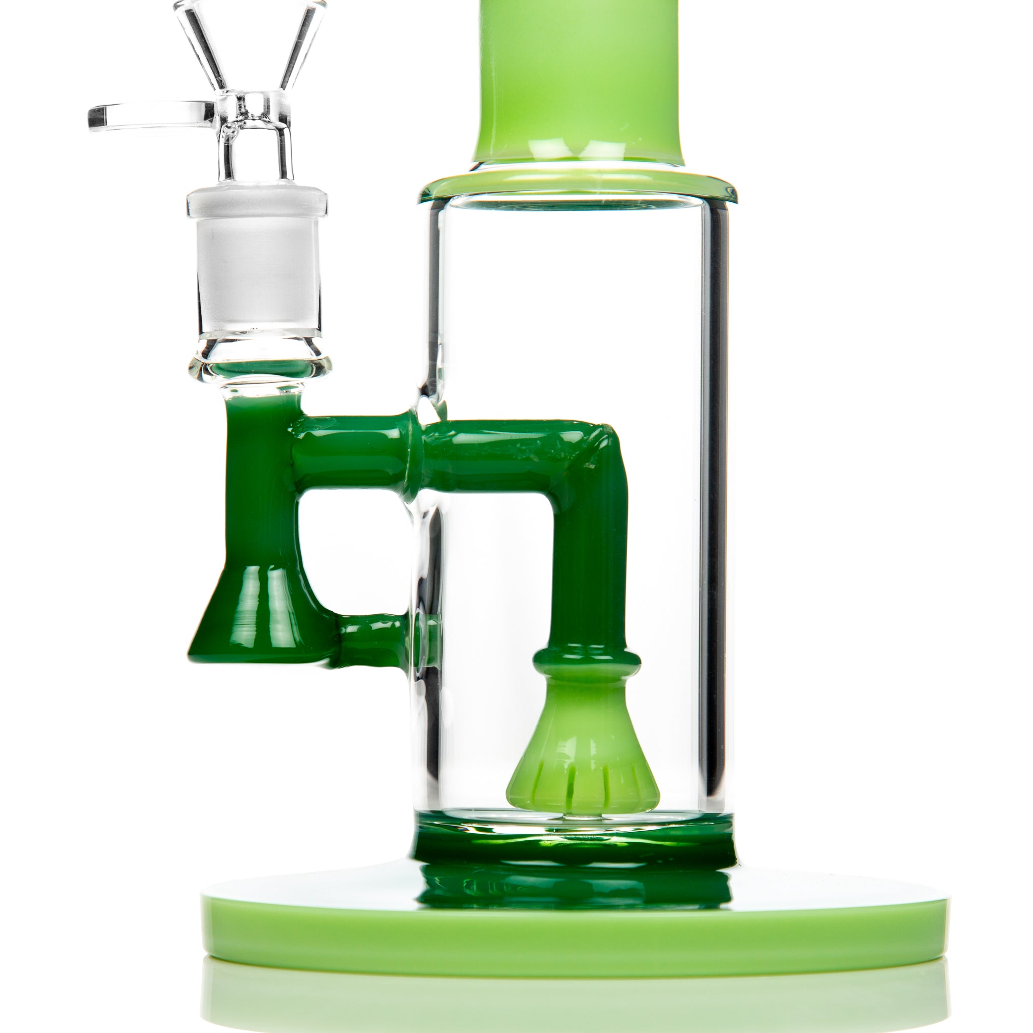 Easy Shower Tube Glass Bong 29cm Green Green