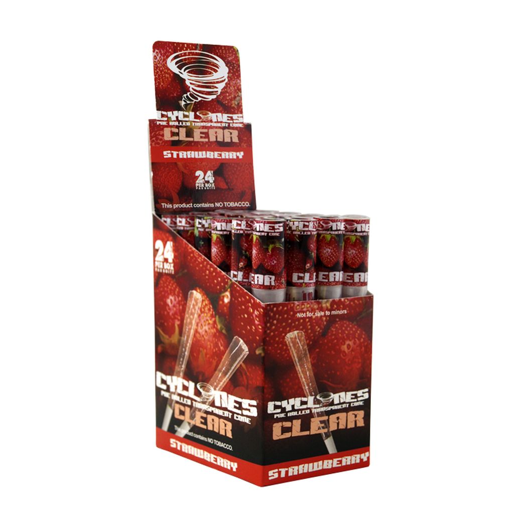 Cyclones Transparent Cones 2pk